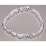 bracciale elastico magnesite bianca