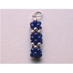 lapis lazuli pendant with silver