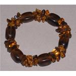 elastic bracelet smoked quartz