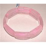 elastic bracelet pink quartz