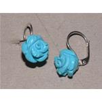 turquoise earrings with silver