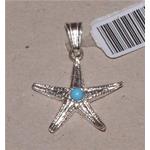 turquoise pendant with silver