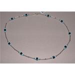 turquoise necklace and hematite 