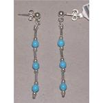 orecchini turchese in argento
