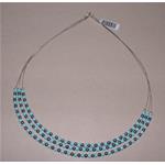 turquoise necklace and hematite