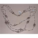moonstone necklace with silver