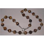 collar ojo del tigre + zamak