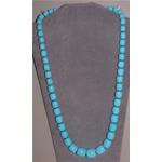 pasta turquoise necklace 8-16mm.