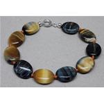 pulsera ojo del tigre golden blu