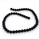 black agate beads
