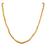 El Coral Collar Coral Rosa Olivas 3x6 mm y Cierre Dorado
