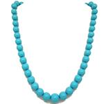 turquoise necklace pasta beads 9-16mm.