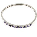 El Coral Purple silver cuarzo bracelet