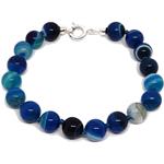 bracciale agata blu 