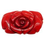 El Coral Corallo Rosso Incisione a Fiore 22x33mm. h.9mm. Peso 8,9gr. 