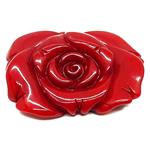 El Coral Corallo Rosso Incisione a Fiore 24x31mm. h.10mm. Peso 9gr. 