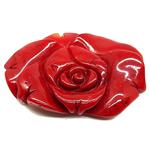 El Coral Corallo Rosso Incisione a Fiore 30X40mm. h.10mm. Peso 16gr. 