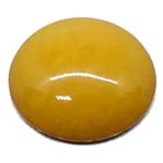 yellow jade cabochon