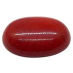 El Coral Cabochon Corallo Rosso  da 10x14mm. peso 0,9 gr. 