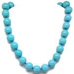 pasta turquoise necklace 18mm.