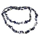 El Coral Collana Sodalite chips 6/8 mm. lunghezza cm. 80 Chiusa Senza Chiusura Peso 50gr.