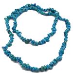 Coralli di Sardegna Chips Turquoise Magnesite Necklace 6/8mm 80cm. Without Closure 60gr.