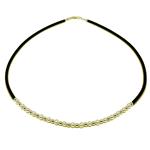 El Coral Collana Perle Tonde 4mm. Caucciù, Pallini e Chiusura Argentati Lunghezza 44cm. Peso 3,5g. 