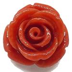 El Coral Corallo Rosso a Forma di Fiore 20mm. Peso 2gr.