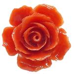 El Coral Corallo Rosso Forma di Fiore 30mm. Peso 3,5gr. 