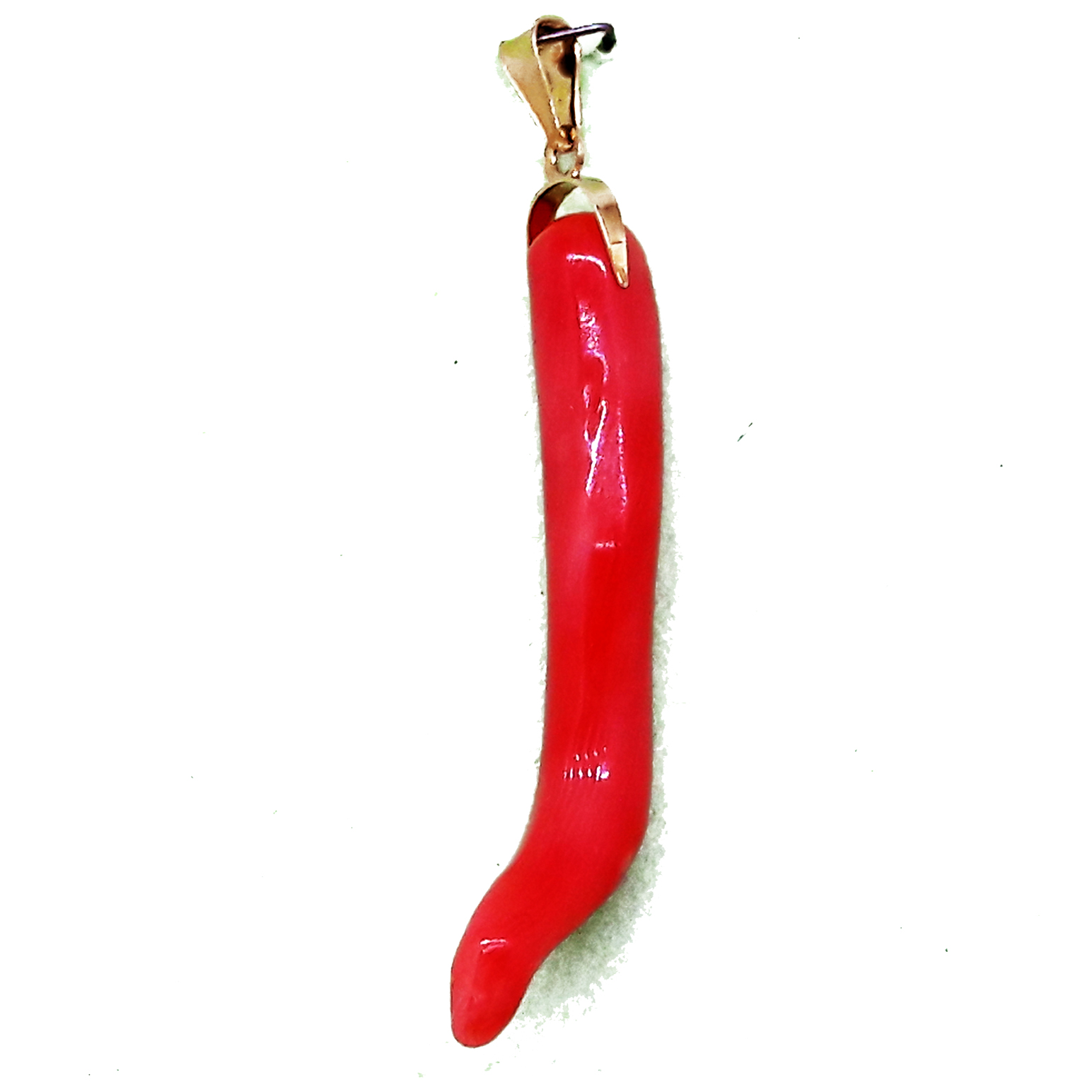 Red Coral lucky horn K15712-2D