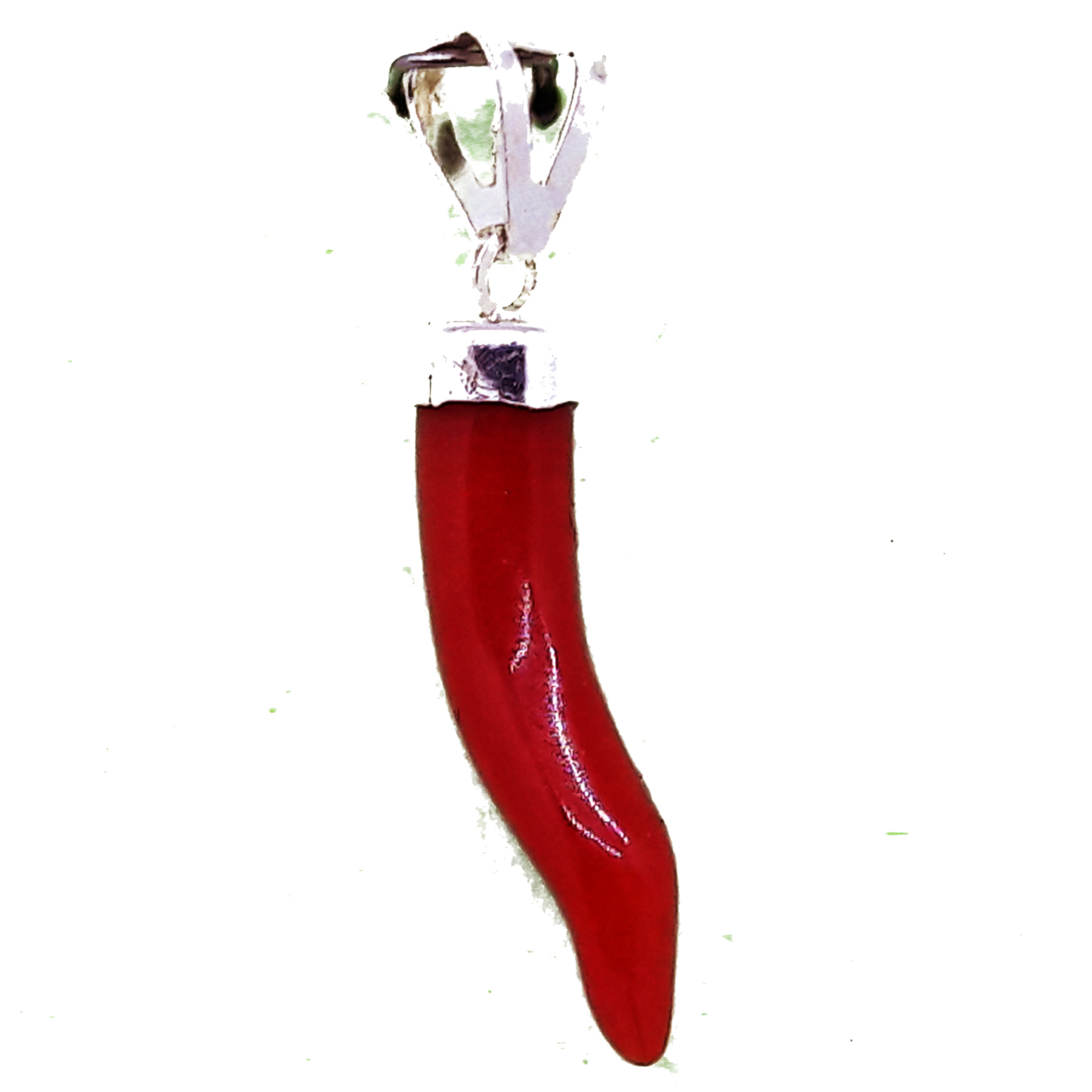 Ciondolo cornetto di Corallo K5235