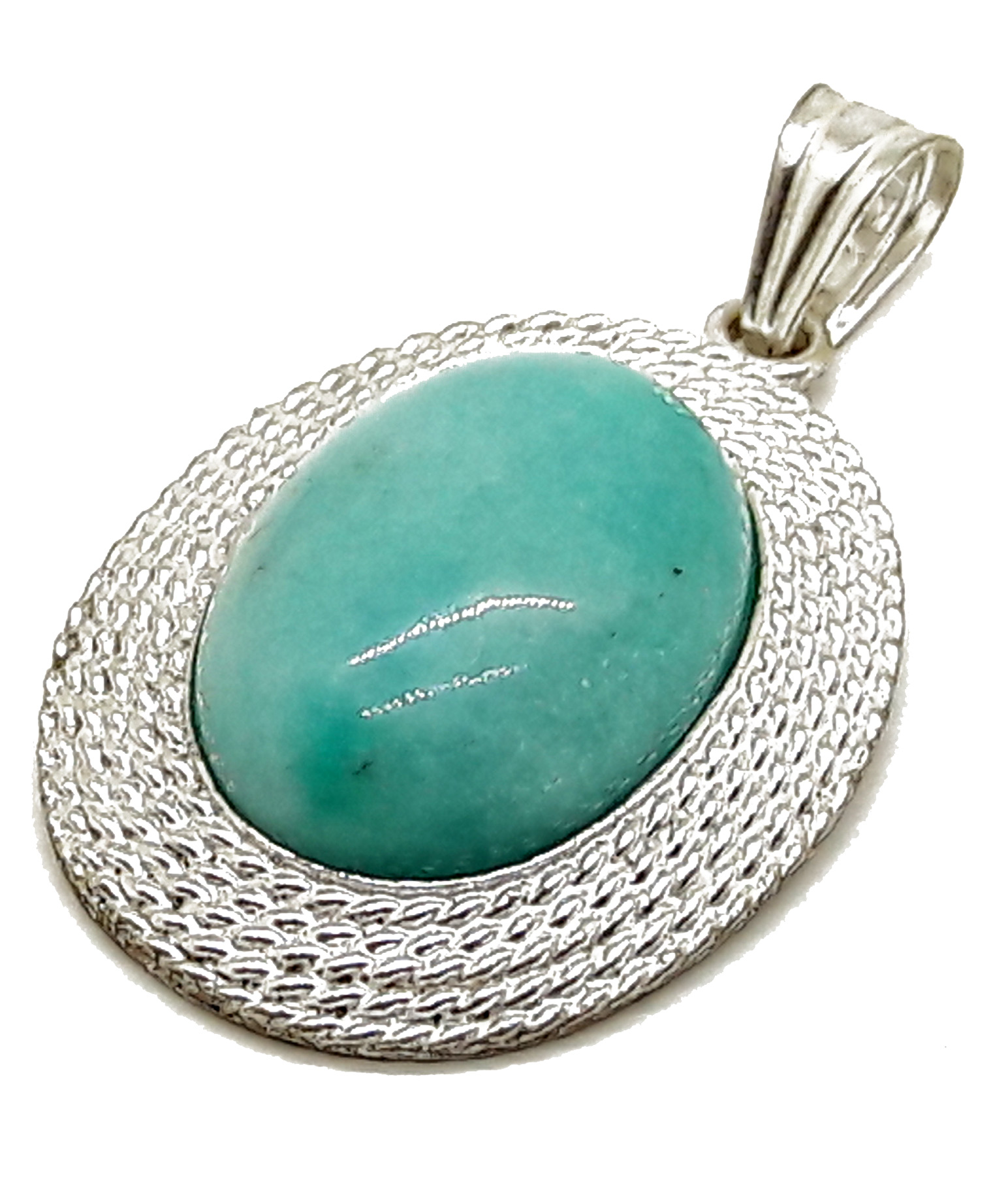 Colgante Amazonita Plata