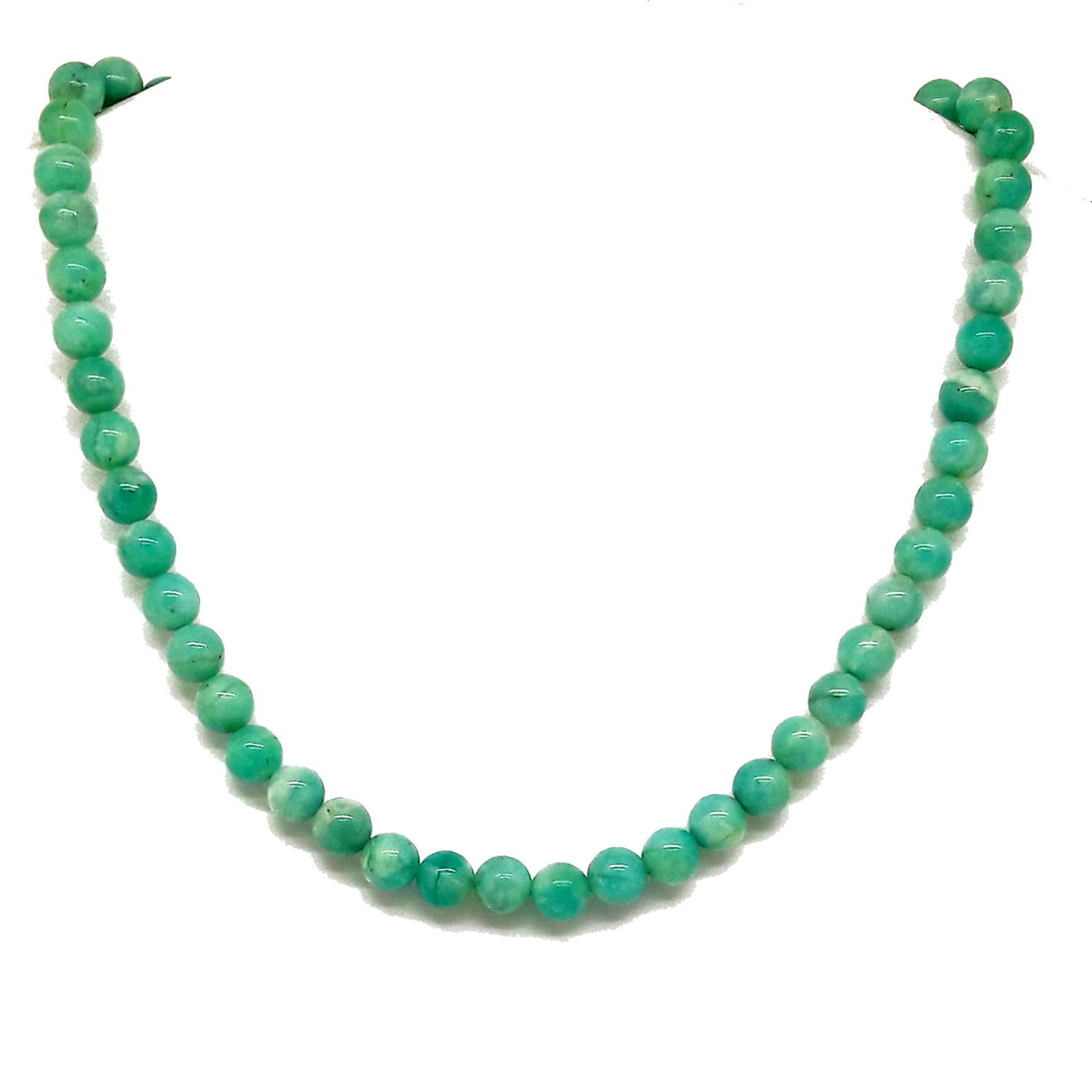 Collar Amazonita de bolas