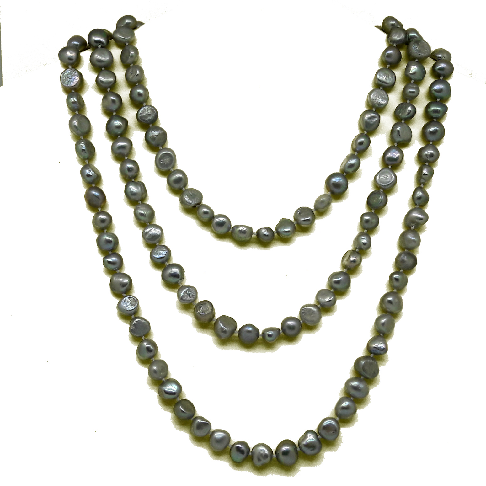 Collana perle nere